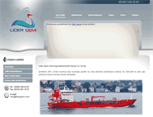 Tablet Screenshot of lidergemi.com